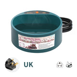 2.2L Pet Heated Water Bowl with Intellectual Temperature Control - For Dogs in Winter.