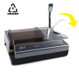 CRUSHER HK-2 Fully Automatic Tobacco Rolg hine for 6.5/8mm Tube Electric Cigarette Inject Roller Maker with Roll Tray Tool