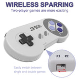 SF900 Retro Video Consoles with 2 Game Controllers Gamepad 2.4G Wireless Receiver 4700 Games For Super Nintendo SNES NES