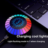 Bluetooth 5.3 Earphones Charging Box Wireless Headphone Stereo Wireless Headset with Mic Sports Waterproof Earbuds RGB Light