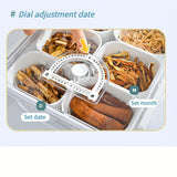 Refrigerator container with lid for fresh canned CA, ginger, scallions, or onions