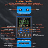LCD Handheld Digital Oscilloscope Kit Plastic 2.8Inch TFT Mini Automotive Oscilloscope Bandwidth 120Mhz