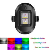 LED Strobe Rechargeable Night Navigation Light 4 Modes Drone Anti-Collision Lights for Motorcycle Car Bike