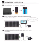 18V 30W Power Water Garden Decoration Mini Solar Panel Pump Watering System Energy Saving Kits for Fish Tank