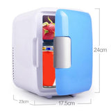 Portable Refrigerator 12V 4L Mini Fridge Car Truck Use Low Temperature Preservation, Insulation for Travel Camping