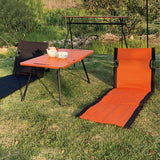 Portable Folding Seat Lightweight Camping Chair with Backrest Compact Beach Lounger for Outdoor Picnic Lawn Park