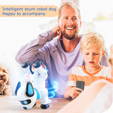 Christmas Electronic Stunt Remote Robot Dog Toy Voice Control Programmable Music Dancing Kid Birthday Gift