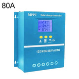 MPPT Solar Charge Controller Tool 12V 24V 36V 48V Solars Panel Battery Smart Regulator Lead Acid/Lithium 60A 70A 80A 90A 100A