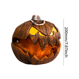 Halloween Decoration Realistic Sounding Pumpkin Sound Control with Light Up Eyes Party Favor Festivals Gadgets