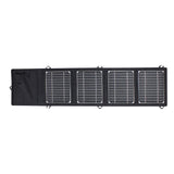 14W Solar Charging Panel Outdoor Mobile Phone Charger Backpacking Emergency Carrying Travel Sunlight Plate with Hoo