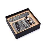 Electric Guitar Pickup Gold Neck Bridge Plate Pickup Neck Bridge Control Line 3 Way Switch Volume Control Plate for Guitar Brass