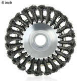 6 inch  Steel Wire Trimmer Head Grass Brush Cutter Dust Removal Grass Plate For Lawnmower 25MM