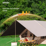 Iatable Waterproof Portable Easy Setup Tent with Canopy 4-8 People Large Space for Outdoor Camping Picnic