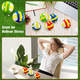 30Pcs 2.36 Inch Sports Balls Mini Volleyball Children For Stress Relief,Party Toys