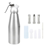 With Three Nozzles 500ml 1000ml Cream Whipper Aluminium Whipped Cream Butter Dispenser Dessert Tools Professional