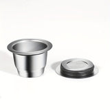 1pc Grease Rich Coffee Capsules Nest Shell Reusable Nespresso Capsules Stainless Steel Refillable Coffee