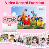 Instant Print Photo Kids Camera Mini Thermal Printer Video Digital Children Camera For Photography Educational Toys Gift