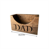 Rustic Wooden Holder Display Stand, Hat Storage Rack for Baseball Caps, Home Office Decoration Gift B