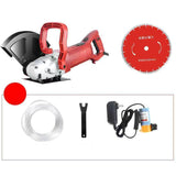 6800W hydroelectric concrete 130MM cutting + diamond saw blade multi-functional wall hine electric grooving