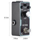 Eno Reverb Pedal Reverb Guitarra Electric Guitar Parts Accessories Music Instruments True Bypass Aluminum Alloy