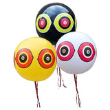 3 Piece Set Of Reflective And Scary Eye Balloon Bird Repellent To Prevent Birds Staying Away From The Garden