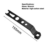Thickened Carbon Steel Four-Jaw Multifunctional Angle Grinder Grinding hine Accessories Hexagonal Wrench