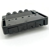 1 Set 4 String Bridge System Part for Headless Electric Bass Replacement