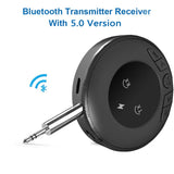 2 in1 Wireless Bluetooth 5.0 Receiver Transmitter AUX Jack Audio Adapter Car Music Player For PC TV Headphones