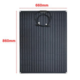 12V To 110V 220V 3000W Pure Sine Inverter 300W Panel 150A Controller Solar Power Generator Emergency Battery Charger