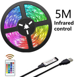 Wall Led Light Tape Strips Rgb 5050 Smart Wifi Usb Ribbon 20 Meters Ice String Colorful Children Into The Room