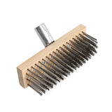 1PCS 20/30/45CM Stainless Steel Wire Broom Brush Sweeping Floor Garden Moss Cleaner Scrubber Kitchen Household Cleaning Tools