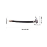 10/20/30cm Car Tire Air Iator Hose Iatable Pump Extension Tube Adapter Twist Tyre Connection Locking Chuck Bike Motorcycle