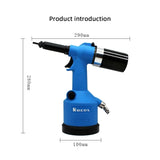 Gun Pneumatic Industrial Automatic Hydraulic Pull Rivet Nut Tool M3 M4 M5 M6 M8 M10 M12