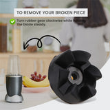 Replacement Parts Rubber Blade Gear Thick Shaft Spare Part for Magic 900W