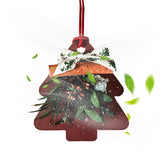 Christmas For Cars Portable Plant Scented Freshener Colorful Long Lasting Air Freshner Small Car Interior