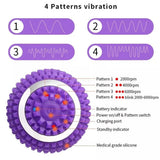 Electric Vibrating Massage Sport Fiess Foot Pain Relief Plantar Faciities Reliever Gym Home Training Yoga Massager Ball