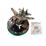 Solar Air Freshener Helicopter Automatic Rotation Essential Oil Diffuser Dashboard Camouflage Ornament Car Accessories