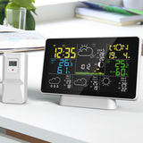 WiFi Color Screen Smart Station - Accurate Temp & Humidity Meter, Clock, 4-Day Weather Forecast.