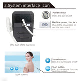 Effective RF Beauty Machine Electric Face Lifting Tighting Massager Rejuvenation Anti-aging Shrink Pores Devcie