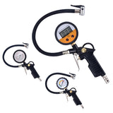 Bicycle Repair Tools 220PSI Tyre Pressure Meter Aluminum Car Tire Iator Gun Digital Display for Motorcycle Truck Bike