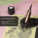 Tattoo Machine Set Bandage Tattoo Machine Tattoo Ink Transfer Paper Practice Skin Clip Cord for Novice for Tattoo Salon
