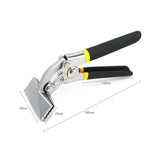 Sheet Metal Bending Pliers Hand Seamer Wide Jaw Straight 80mm/Elbow 80mm/Straight 150mm Tools for Welding Clamps