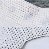 Non Slip BathTub Mat Suction Cup Bath Tub Pillow Long SPA Pillows Neck Cushion Hangable Bathroom Accessories