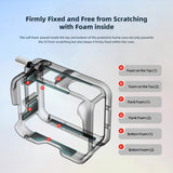 Sports Video Aluminum Alloy Camera Cage Dual Cold Shoe Mounts Metal Protective Frame Vlog for Insta360 GO 3S