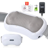 Electric Abdominal Massager - Health Care Deep Knead Abdomen Instrument. Vibration Body Massage Tool for Physiotherapy, Heating, and Slimming.