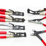 9Pcs Repair Tools Hose Clamp Ring Plier Flexible Wire Cable Bend Type Car Repairing Remover Auto Hand Tool Set