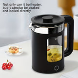 1pc, 1500W Electric Kettle, Durable, Large Capacity, Automatically Power-Off When Opened, Plastic Body With High-Frequency Glass Bladder, Easy To Use, Suitable For Home, Business, And Gifts
