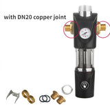 Universal automatic pre-filter with pressure gauge high-volume backwash tap water filter front purifier scale dirt removal