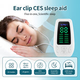10 Modes Aid Device CES Stimulation Therapy Ear Clip Type Anxiety Depression Fast Sleep Instrument Sleeper Microcurrent