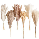 100 Bohemian hay, paired with natural sage and brown reed flowers
